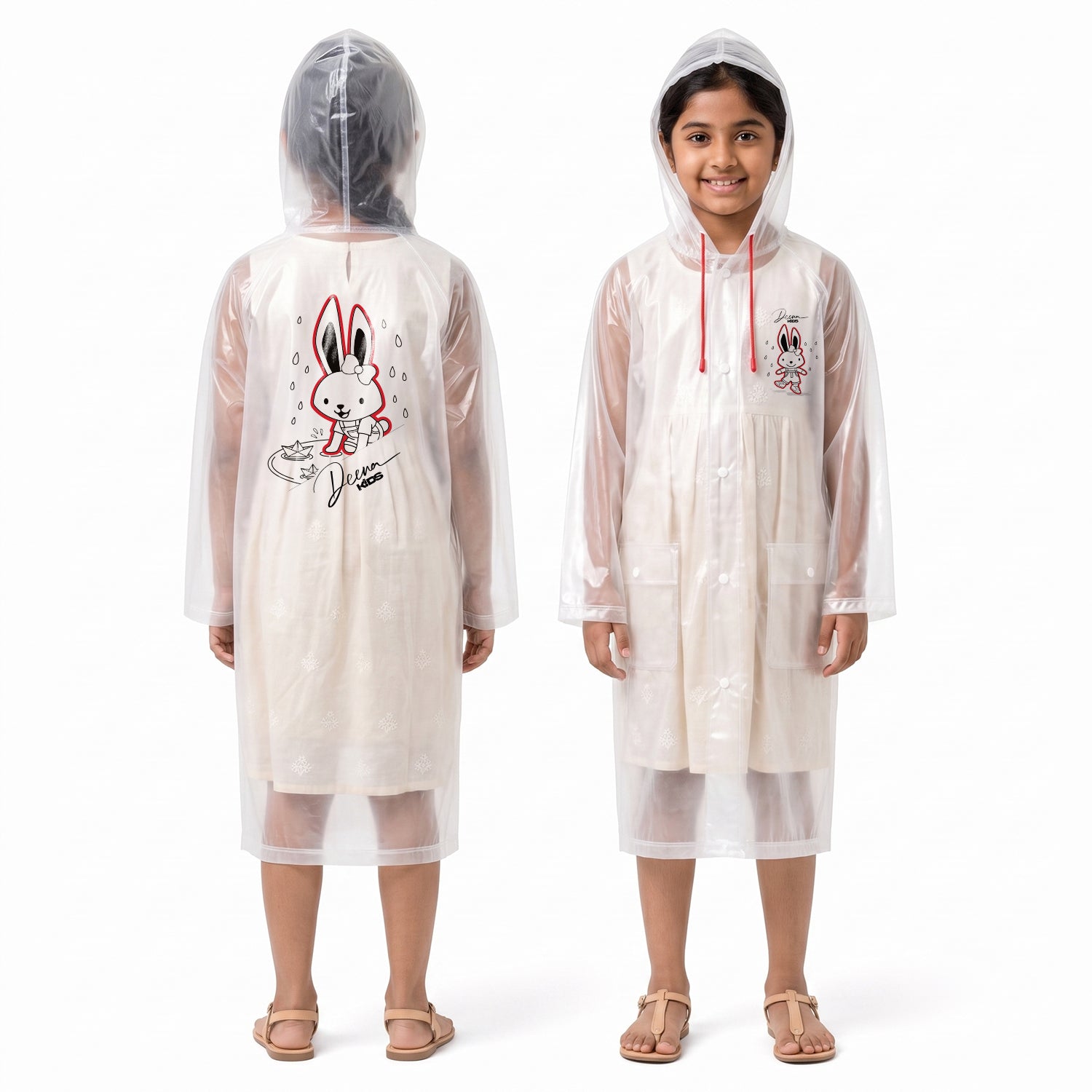 Deena Kids Girls Raincoat