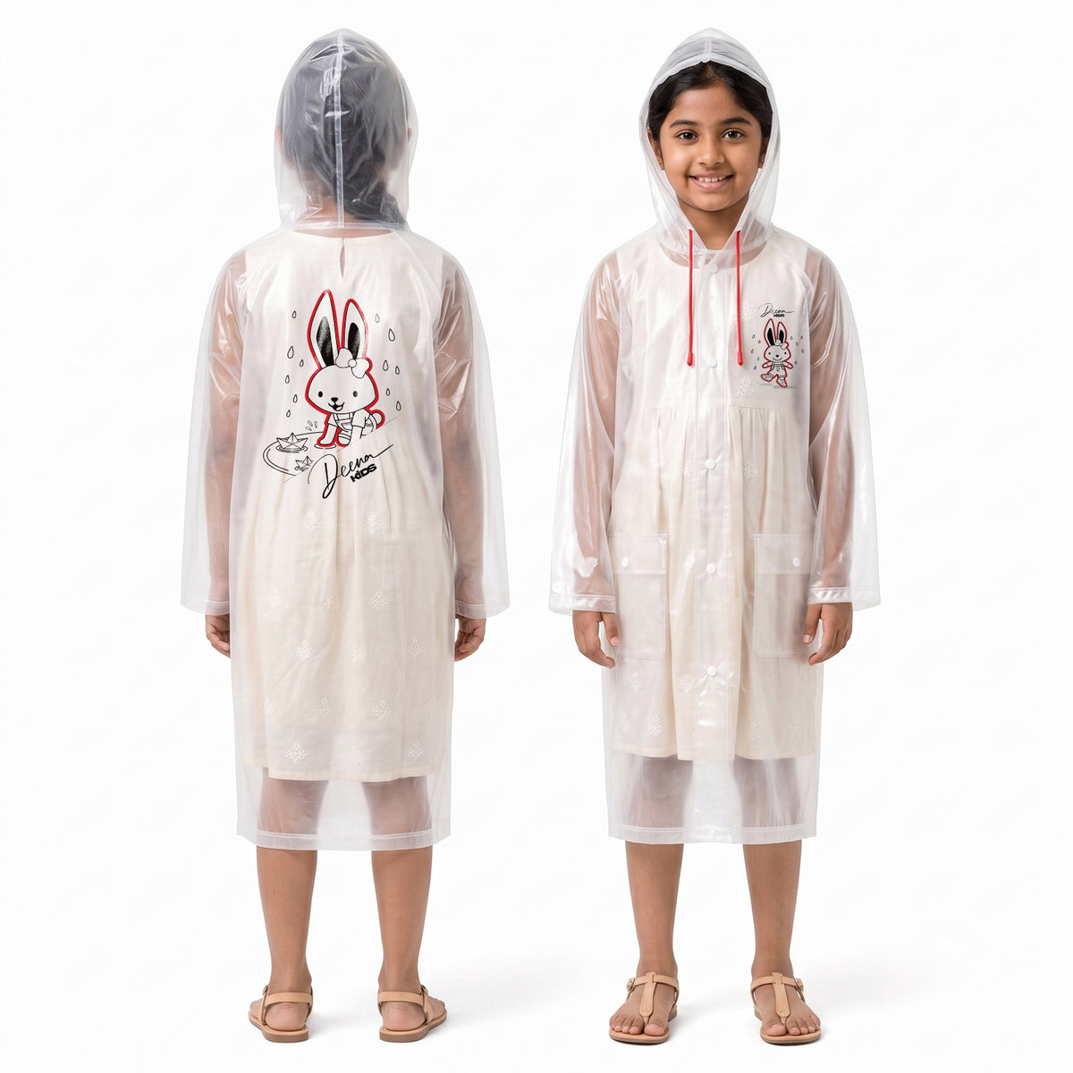 Deena Kids Girls Raincoat
