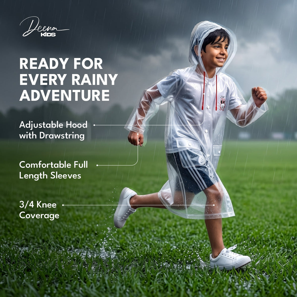 Deena Kids Boys Raincoat